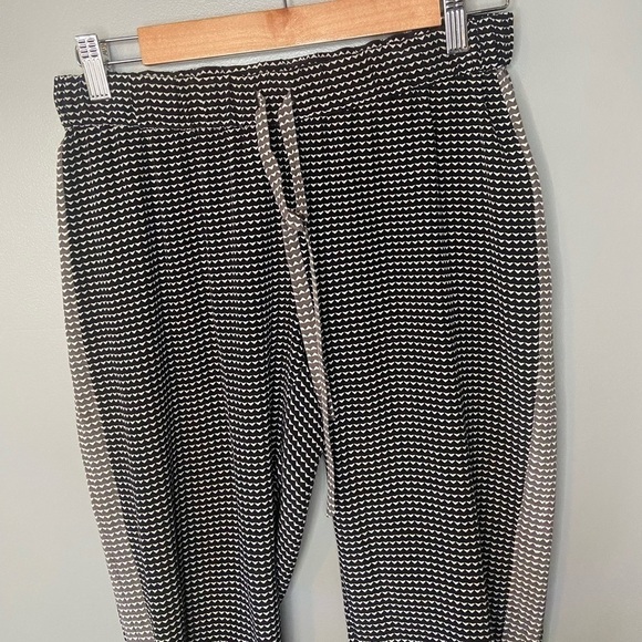 Joie Silk Tie Waist Pattern Pants - Picture 4 of 10